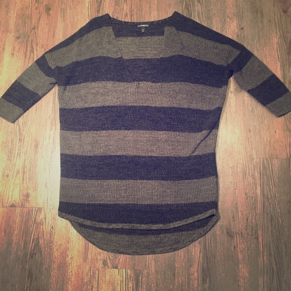 Express V Neck Sweater